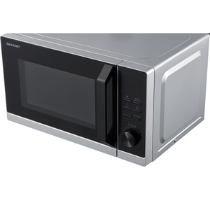 Cuptor microunde SHARP RCS201TS, 20l, 800W, argintiu-negru Cuptor microunde SHARP RCS201TS, 20l, 800W, argintiu-negru