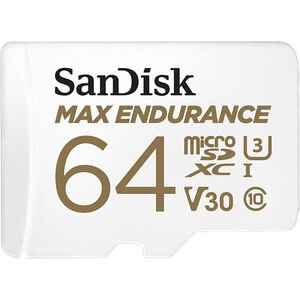 Card de memorie SANDISK Max Endurance, microSDXC, 64GB, 100MB/s, clasa 10/U3/V30, UHS-I, adaptor Card de memorie SANDISK Max Endurance, microSDXC, 64GB, 100MB/s, clasa 10/U3/V30, UHS-I, adaptor