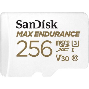 Card de memorie SANDISK Max Endurance, microSDXC, 256GB, 100MB/s, clasa 10/U3/V30, UHS-I, adaptor Card de memorie SANDISK Max Endurance, microSDXC, 256GB, 100MB/s, clasa 10/U3/V30, UHS-I, adaptor