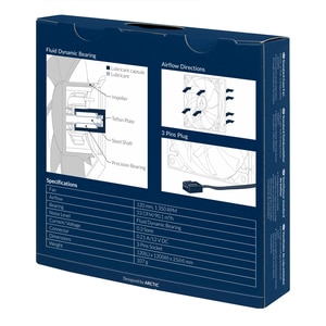 Ventilator ARCTIC F12 Black, 120 mm, ACFAN00201A Ventilator ARCTIC F12 Black, 120 mm, ACFAN00201A