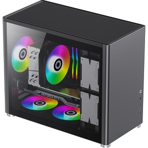 Carcasa PC GAMEMAX Spark, USB Type-C, Fara sursa, negru Carcasa PC GAMEMAX Spark, USB Type-C, Fara sursa, negru