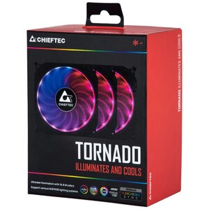 Set 3 ventilatoare CHIEFTEC CF-3012-RGB, 120mm, CF-3012-RGB Set 3 ventilatoare CHIEFTEC CF-3012-RGB, 120mm, CF-3012-RGB
