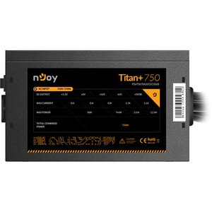 Sursa NJOY Titan+ 750, 750W, 120mm, 80 PLUS Bronze Sursa NJOY Titan+ 750, 750W, 120mm, 80 PLUS Bronze