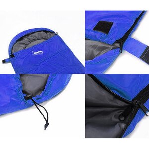 Sac de dormit ACTION ONE Mummy, 215 x 70 cm, albastru Sac de dormit ACTION ONE Mummy, 215 x 70 cm, albastru