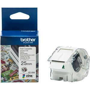 Banda etichete BROTHER CZ-1004, 25 mm, 5 m, multicolor Banda etichete BROTHER CZ-1004, 25 mm, 5 m, multicolor