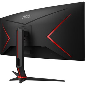 Monitor Gaming Curbat Ultrawide LED VA AOC CU34G2XP/BK, 34", WQHD, 180Hz, Adaptive Sync, HDR 400, negru Monitor Gaming Curbat Ultrawide LED VA AOC CU34G2XP/BK, 34", WQHD, 180Hz, Adaptive Sync, HDR 400, negru