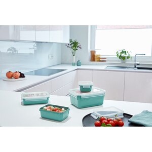 Set caserole TEFAL MasterSeal Colour Edition N1031010, 4 piese, plastic, verde Set caserole TEFAL MasterSeal Colour Edition N1031010, 4 piese, plastic, verde