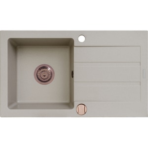 Pachet chiuveta PYRAMIS Altexia Modern 79, 1 cuva, picurator reversibil, compozit granit + baterie, bej Pachet chiuveta PYRAMIS Altexia Modern 79, 1 cuva, picurator reversibil, compozit granit + baterie, bej