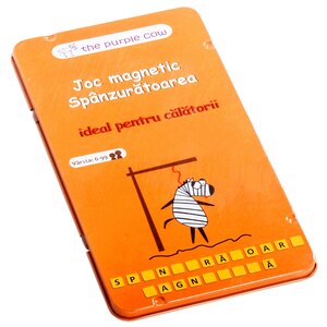 Joc educativ PURPLE COW Spanzuratoarea magnetica CW0206, 6 ani+, multicolor Joc educativ PURPLE COW Spanzuratoarea magnetica CW0206, 6 ani+, multicolor