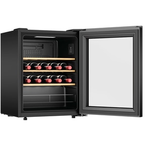 Racitor de vinuri CANDY CWC023, 23 sticle, H 63 cm, Clasa G, Wi-Fi, negru Racitor de vinuri CANDY CWC023, 23 sticle, H 63 cm, Clasa G, Wi-Fi, negru