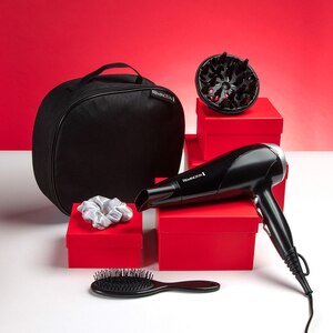 Set REMINGTON Style Edition D3171GP: Uscator de par, 2200W, negru + Perie Set REMINGTON Style Edition D3171GP: Uscator de par, 2200W, negru + Perie