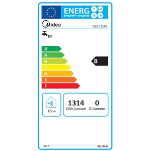 Boiler electric MIDEA Seria Lume, 50 l, 1500W, alb Boiler electric MIDEA Seria Lume, 50 l, 1500W, alb