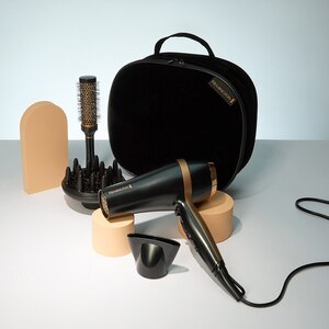 Uscator de par REMINGTON Salon Smooth D6960GP, 2100W, negru Uscator de par REMINGTON Salon Smooth D6960GP, 2100W, negru