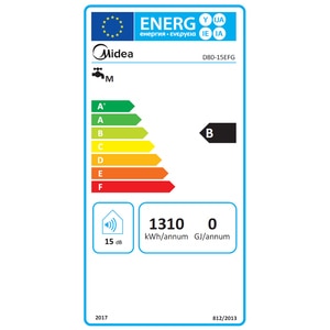 Boiler electric MIDEA Seria Lume, 80 l, 1500W, alb Boiler electric MIDEA Seria Lume, 80 l, 1500W, alb