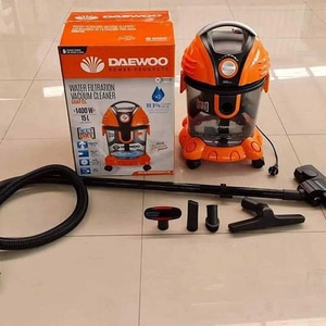 Aspirator umed/uscat DAEWOO DAWF15L, 15l, 1400W, 85dB, argintiu-portocaliu Aspirator umed/uscat DAEWOO DAWF15L, 15l, 1400W, 85dB, argintiu-portocaliu