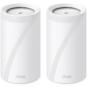 Sistem Wireless Mesh TP-Link Deco BE85 BE19000, Tri-Band 1376 + 5760 + 11520 Mbps, 2 bucati, alb Sistem Wireless Mesh TP-Link Deco BE85 BE19000, Tri-Band 1376 + 5760 + 11520 Mbps, 2 bucati, alb