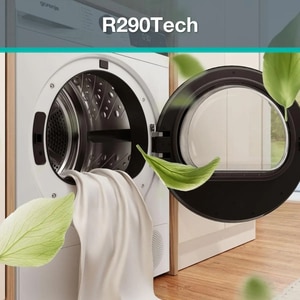 Uscator de rufe GORENJE DG2P8D, Pompa de caldura, 8 kg, 15 programe, Clasa D, alb Uscator de rufe GORENJE DG2P8D, Pompa de caldura, 8 kg, 15 programe, Clasa D, alb