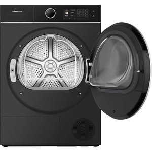 Uscator de rufe HISENSE DH5I104BBAB, Pompa de caldura, 10 kg, 18 programe, Clasa A, Wi-Fi, negru Uscator de rufe HISENSE DH5I104BBAB, Pompa de caldura, 10 kg, 18 programe, Clasa A, Wi-Fi, negru