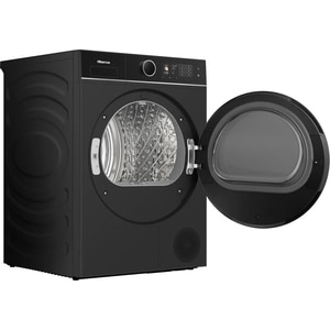 Uscator de rufe HISENSE DH5I104BBAB, Pompa de caldura, 10 kg, 18 programe, Clasa A, Wi-Fi, negru Uscator de rufe HISENSE DH5I104BBAB, Pompa de caldura, 10 kg, 18 programe, Clasa A, Wi-Fi, negru