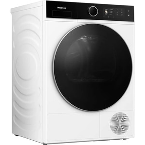 Uscator de rufe HISENSE DH5I904BWBC, Pompa de caldura, 9 kg, 18 programe, Clasa B, Wi-Fi, alb Uscator de rufe HISENSE DH5I904BWBC, Pompa de caldura, 9 kg, 18 programe, Clasa B, Wi-Fi, alb