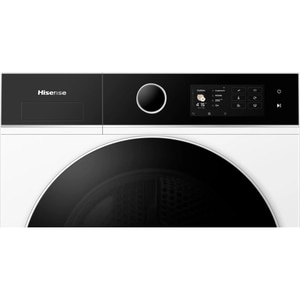 Uscator de rufe HISENSE DH5I904BWBC, Pompa de caldura, 9 kg, 18 programe, Clasa B, Wi-Fi, alb Uscator de rufe HISENSE DH5I904BWBC, Pompa de caldura, 9 kg, 18 programe, Clasa B, Wi-Fi, alb