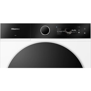 Uscator de rufe HISENSE DH7I108BWAB1, Pompa de caldura, 10 kg, 20 programe, Clasa A, alb Uscator de rufe HISENSE DH7I108BWAB1, Pompa de caldura, 10 kg, 20 programe, Clasa A, alb