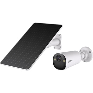 Kit camera IP Wireless exterior DAHUA DH-BF8CP-XL/M0508, 8MP, 2160p, IP66, IR, Detectie AI, baterie solara, alb Kit camera IP Wireless exterior DAHUA DH-BF8CP-XL/M0508, 8MP, 2160p, IP66, IR, Detectie AI, baterie solara, alb