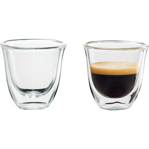 Set pahare espresso DELONGHI DIVESPRESSO, 2 piese, 90 ml, sticla Set pahare espresso DELONGHI DIVESPRESSO, 2 piese, 90 ml, sticla