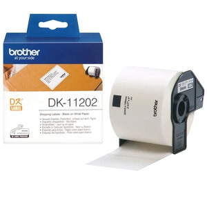 Banda etichete BROTHER DK-11202, 62 mm, 100 mm, Negru pe Alb Banda etichete BROTHER DK-11202, 62 mm, 100 mm, Negru pe Alb
