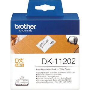Banda etichete BROTHER DK-11202, 62 mm, 100 mm, Negru pe Alb Banda etichete BROTHER DK-11202, 62 mm, 100 mm, Negru pe Alb