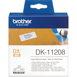 Banda etichete BROTHER DK-11208, 38 x 90mm, 400 etichete, Negru pe Alb Banda etichete BROTHER DK-11208, 38 x 90mm, 400 etichete, Negru pe Alb