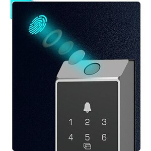 Yala inteligenta EZVIZ DL04, WiFi, cu amprenta, negru Yala inteligenta EZVIZ DL04, WiFi, cu amprenta, negru