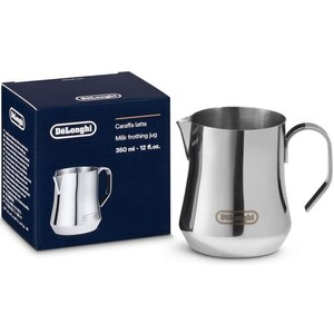 Cana pentru spumarea laptelui DELONGHI DLSC060, 350ml, argintiu Cana pentru spumarea laptelui DELONGHI DLSC060, 350ml, argintiu