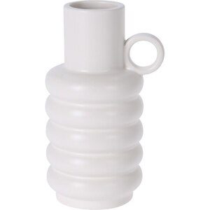Vaza decorativa KI Dolomite, compozit ceramic, 11 x 9 x 18 cm, alb Vaza decorativa KI Dolomite, compozit ceramic, 11 x 9 x 18 cm, alb