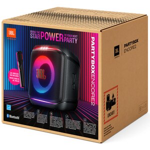 Boxa portabila JBL PartyBox Encore 2, 100W, Bluetooth, IPX4, Microfon wireless, negru Boxa portabila JBL PartyBox Encore 2, 100W, Bluetooth, IPX4, Microfon wireless, negru