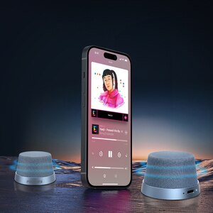 Boxa portabila PROMATE Punch, 3W, Bluetooth, Navy Boxa portabila PROMATE Punch, 3W, Bluetooth, Navy