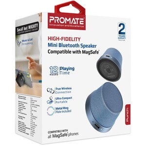 Boxa portabila PROMATE Punch, 3W, Bluetooth, Navy Boxa portabila PROMATE Punch, 3W, Bluetooth, Navy
