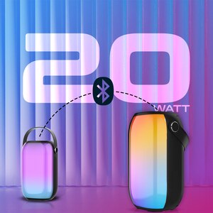Boxa portabila PROMATE Spectro-20, Bluetooth, IPX5, negru Boxa portabila PROMATE Spectro-20, Bluetooth, IPX5, negru