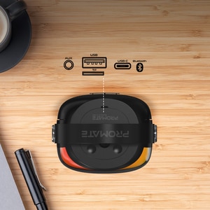 Boxa portabila PROMATE Spectro-20, Bluetooth, IPX5, negru Boxa portabila PROMATE Spectro-20, Bluetooth, IPX5, negru