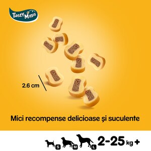 Recompensa pentru caini PEDIGREE Tasty Minis, Vita, 155 g Recompensa pentru caini PEDIGREE Tasty Minis, Vita, 155 g
