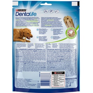 Recompensa pentru caini DENTALIFE, Talie mare, Cereale si pui, 6 x 142g Recompensa pentru caini DENTALIFE, Talie mare, Cereale si pui, 6 x 142g