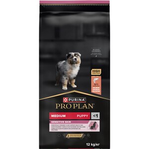 Hrana uscata pentru caini PURINA PRO PLAN Medium, Sensitive Skin, Junior, Somon, 12 kg Hrana uscata pentru caini PURINA PRO PLAN Medium, Sensitive Skin, Junior, Somon, 12 kg