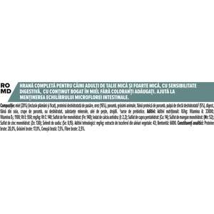 Hrana uscata pentru caini PURINA PRO PLAN Small & Mini, Sensitive Digestion, Adult, Miel, 3 kg Hrana uscata pentru caini PURINA PRO PLAN Small & Mini, Sensitive Digestion, Adult, Miel, 3 kg