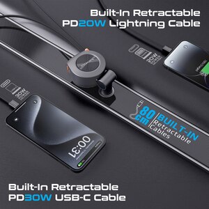 Incarcator auto PROMATE DriveGear-R2, 2x USB-C, 1x USB-A, Power delivery (PD) 30W + 20W, negru Incarcator auto PROMATE DriveGear-R2, 2x USB-C, 1x USB-A, Power delivery (PD) 30W + 20W, negru