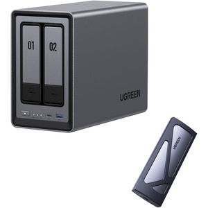 Network Attached Storage UGREEN DXP2800, 3.4GHz, 8GB, 2-Bays, negru Network Attached Storage UGREEN DXP2800, 3.4GHz, 8GB, 2-Bays, negru