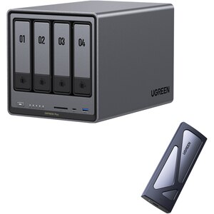 Network Attached Storage UGREEN DXP4800 Plus, 4.4GHz, 8GB, 4-Bays, negru Network Attached Storage UGREEN DXP4800 Plus, 4.4GHz, 8GB, 4-Bays, negru