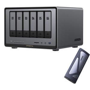 Network Attached Storage UGREEN DXP6800 Pro, 4.4GHz, 8GB, 6-Bays, negru Network Attached Storage UGREEN DXP6800 Pro, 4.4GHz, 8GB, 6-Bays, negru