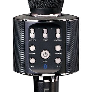 Microfon karaoke LENCO BMC-090BK, Bluetooth, USB, negru Microfon karaoke LENCO BMC-090BK, Bluetooth, USB, negru
