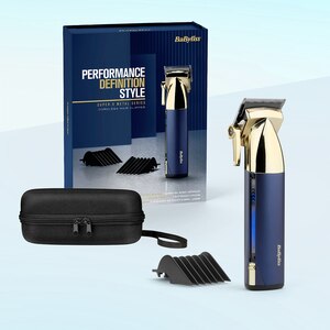 Aparat de tuns BABYLISS Super-X Metal E992E, acumulator, 180 min autonomie, albastru Aparat de tuns BABYLISS Super-X Metal E992E, acumulator, 180 min autonomie, albastru