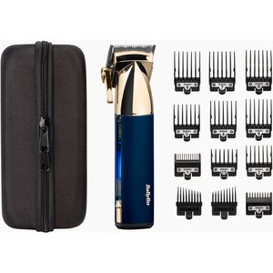 Aparat de tuns BABYLISS Super-X Metal E992E, acumulator, 180 min autonomie, albastru Aparat de tuns BABYLISS Super-X Metal E992E, acumulator, 180 min autonomie, albastru